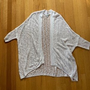 Nordstrom White crochet Cardigan